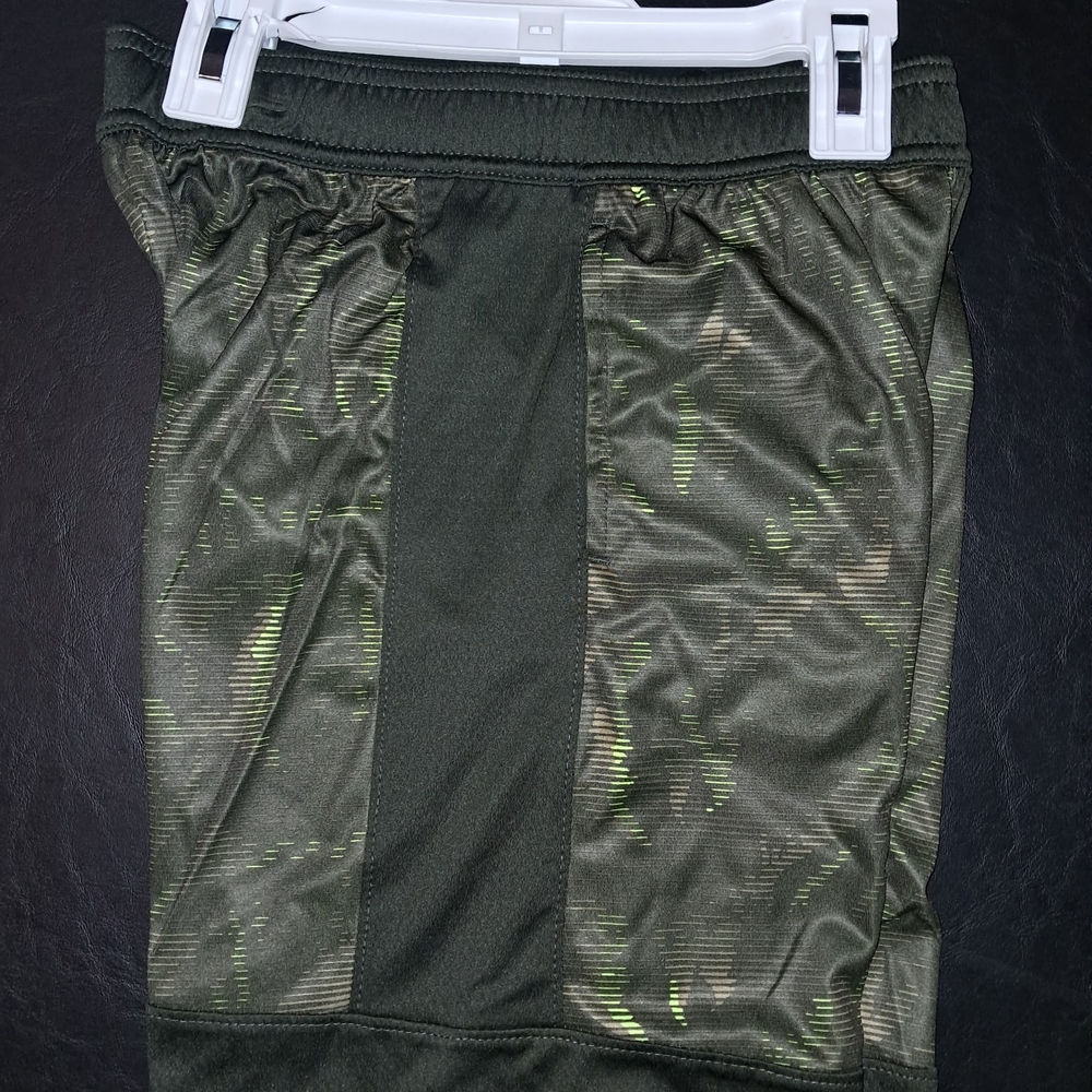 All in Motion Kids Green Camouflage Shorts